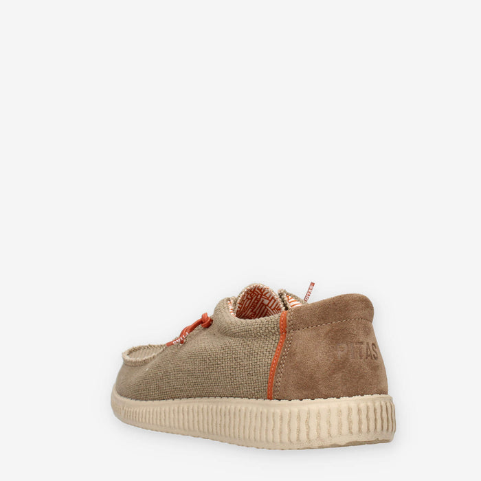 Walk in Pitas WP150-STEVE-27TAUPE Slip on taupe da uomo