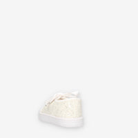 Dexco Sneakers basse bianche con glitter