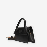 Marc Ellis FLAT ARROW_24-BLACK / LIGHT GOLD Borsa a tracolla nera e oro