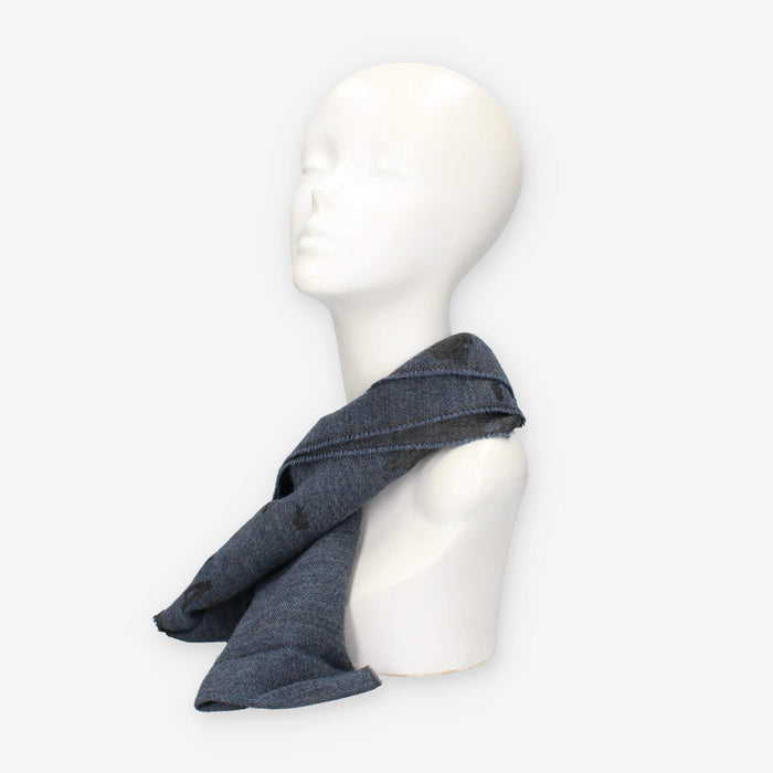 Alviero Martini Prima Classe KS564-1748-0149 Sciarpa rettangolare blu lapis