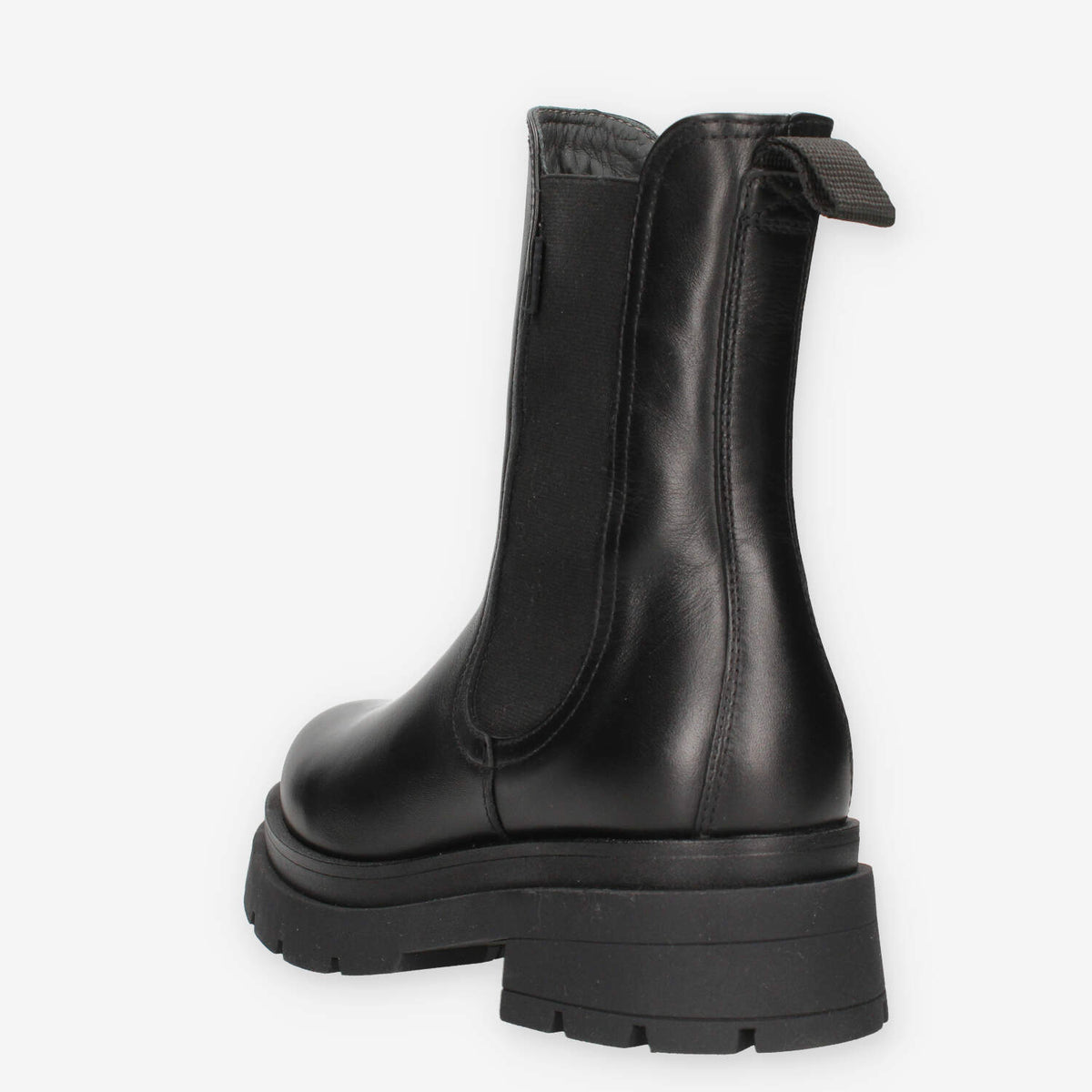 Nero Giardini I411946D-100 Stivaletti neri da donna con fodera in montone