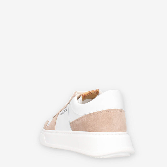 Alviero Martini Prima Classe ZU193-578S-0900 Sneakers da uomo bianche e beige