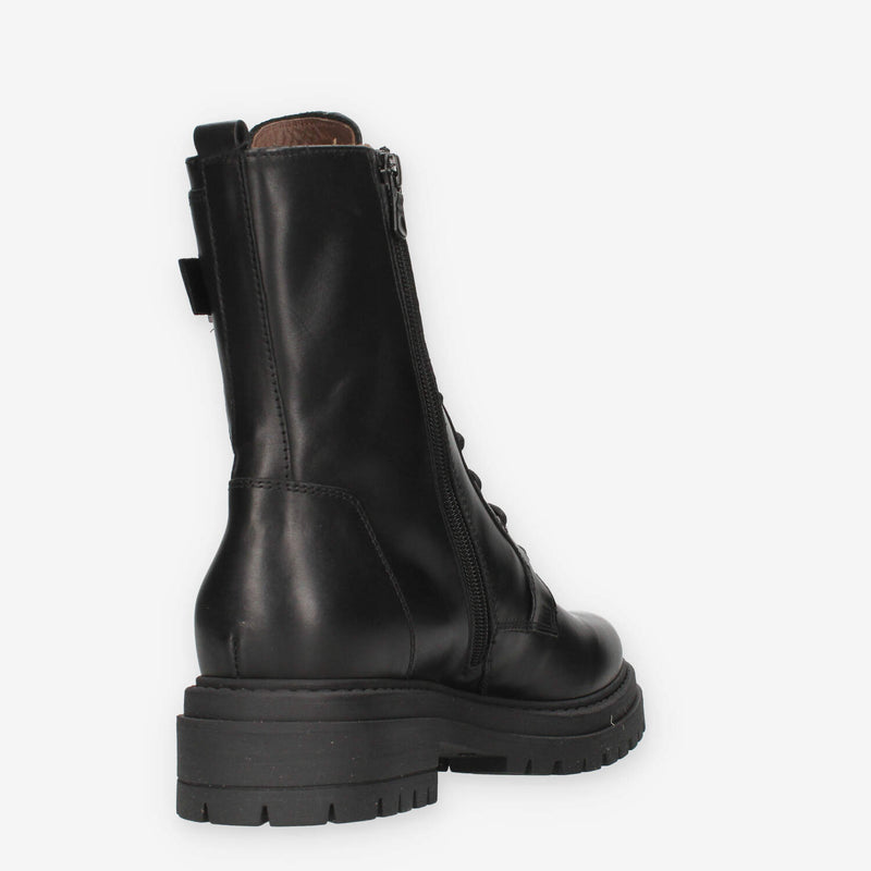 Nero Giardini I514833D-100 Anfibi neri da donna