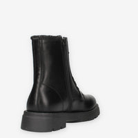 Asso AG-17660-BLACK Anfibi da ragazza neri con strass