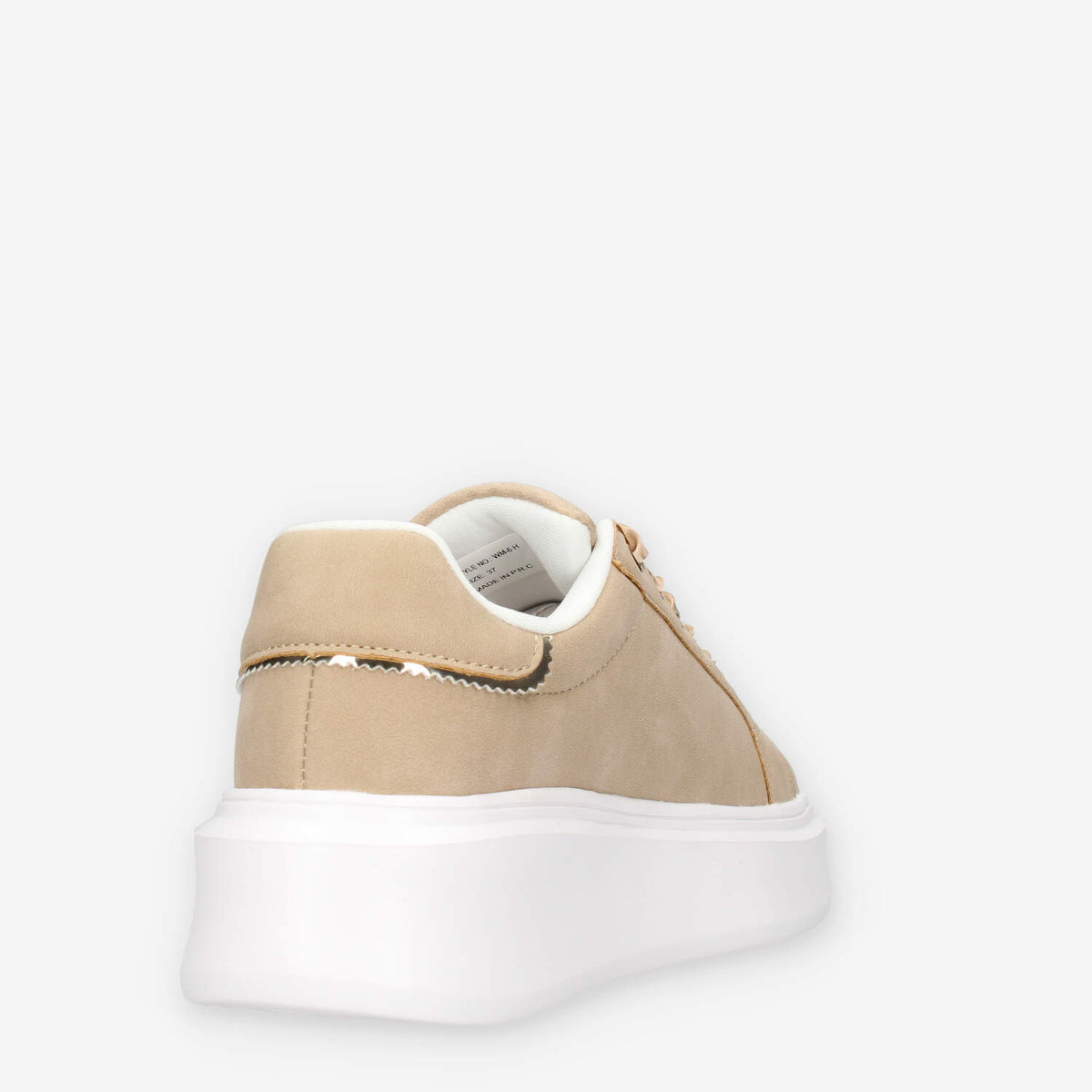 WM-6H-BEIGE Gai Mattiolo Sneakers beige da donna