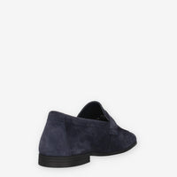 Frau 34B5-BLU Mocassini blu da uomo