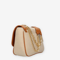 Vivienne D VFA248.CUOIO BORSA CANVAS