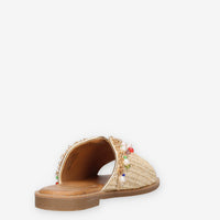 O-Joo OL61511A-026 MILEY CARRIBEAN Sandali scalzati beige da donna