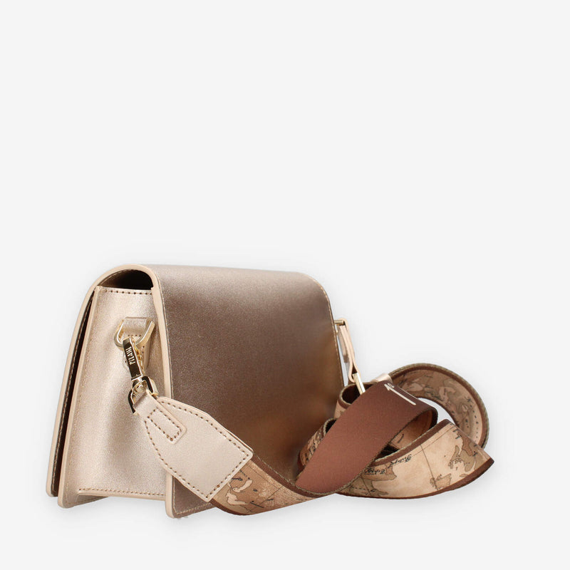 Alviero Martini Prima Classe LMLE04-8620-0411 Borsa a tracolla oro e Geo Classic