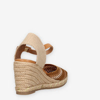 O-Joo OL61530A-026 GERI CROCHET Espadrillas marroni da donna