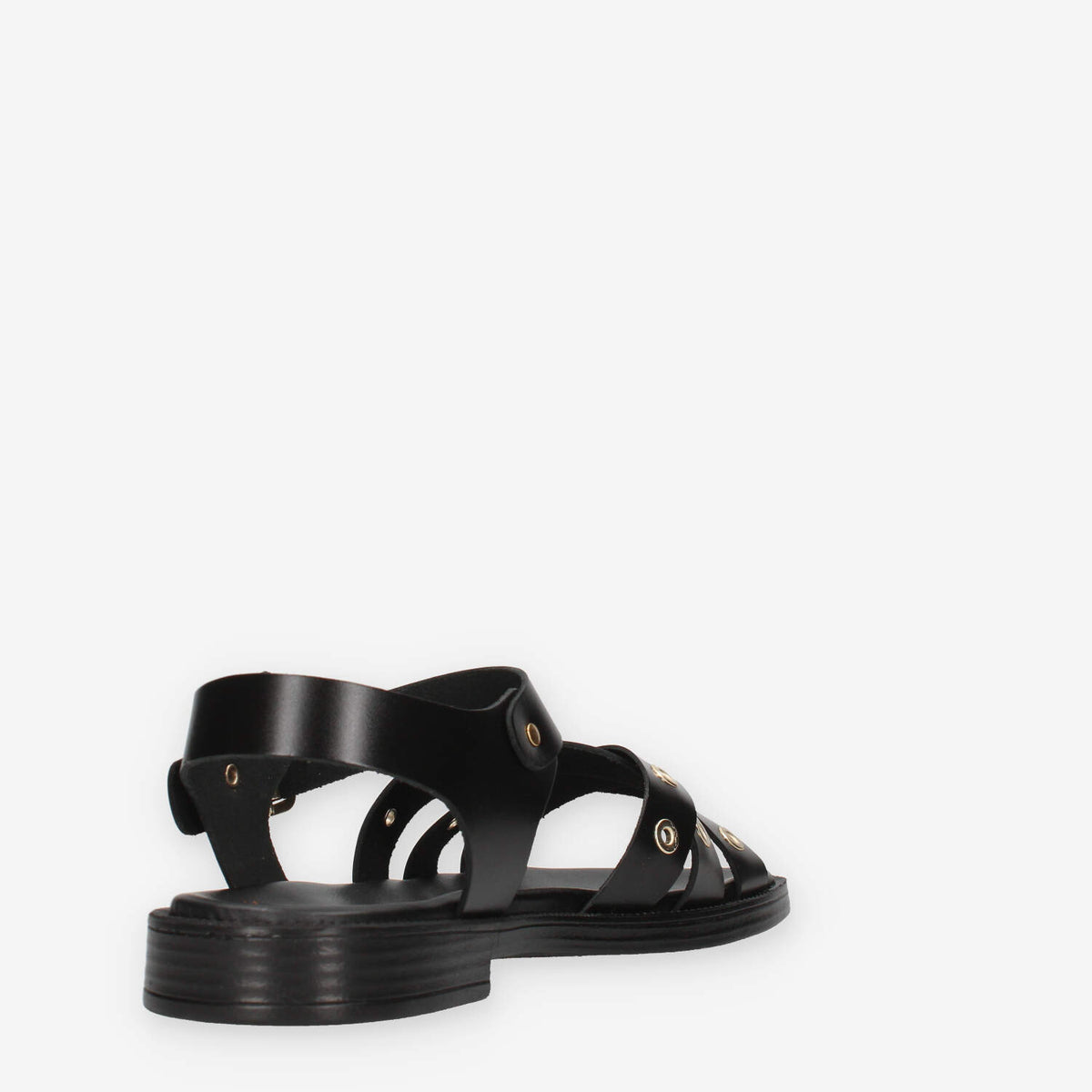 Porronet 3233-NEGRO Sandali bassi neri da donna