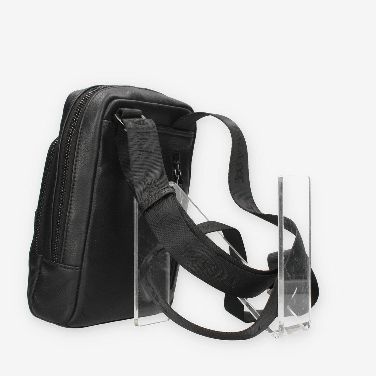Alviero Martini Prima Classe LLD07-8162-0001 Borsa a tracolla da uomo nera e Geo Classic