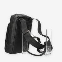 Alviero Martini Prima Classe LLD07-8162-0001 Borsa a tracolla da uomo nera e Geo Classic
