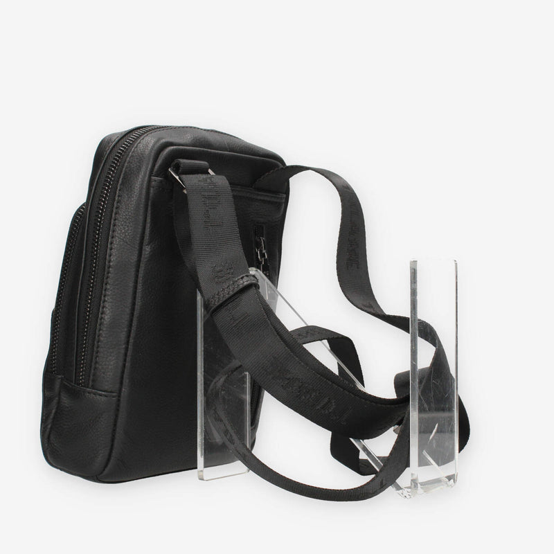 Alviero Martini Prima Classe LLD07-8162-0001 Borsa a tracolla da uomo nera e Geo Classic