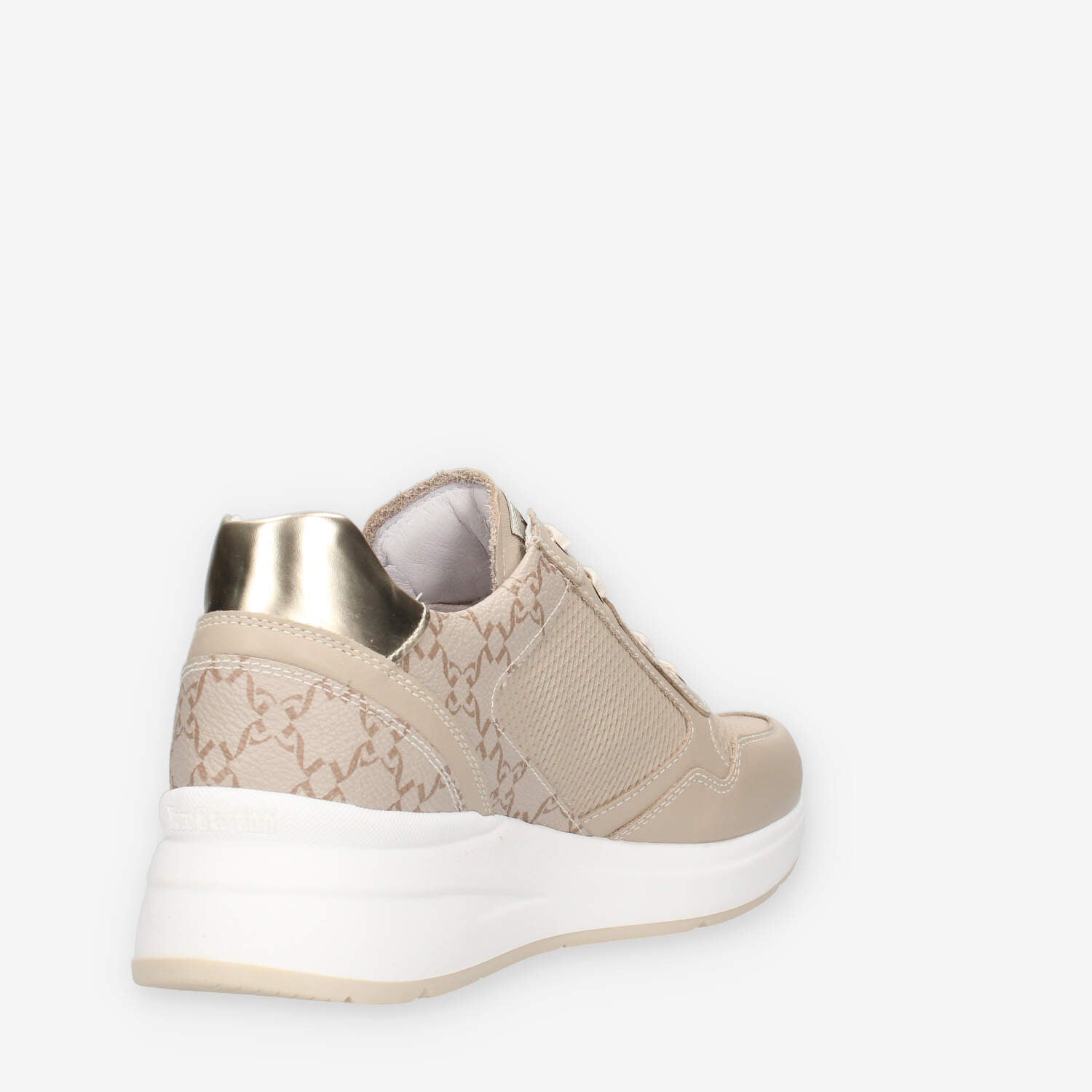 Nero Giardini Sneakers ivory da donna con zeppa