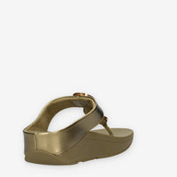 Fit Flop HJ1-C23 Halo Infradito verdi con cristalli applicati