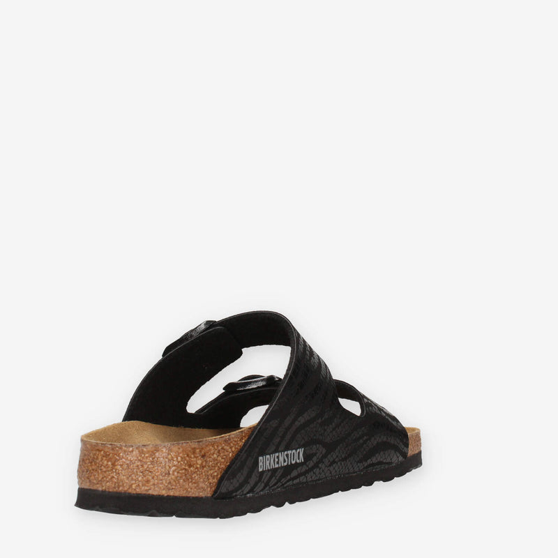Birkenstock 1029560-BLACK Arizona Sandali scalzati bassi neri (calzata stretta)