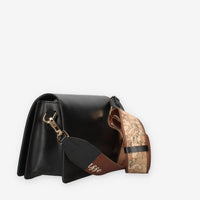 Alviero Martini Prima Classe LMLE04-8620-0001 Borsa a tracolla nera e Geo Classic