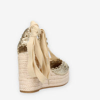 Xti Tentations 145422-ORO Espadrillas oro da donna