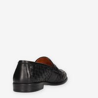 Exton 9971-INTEC-NERO Mocassini neri da uomo