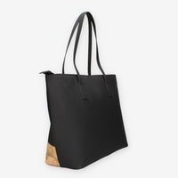 Alviero Martini Prima Classe LMLD96-9636-0001 Shopping gommata nera e Geo Classic