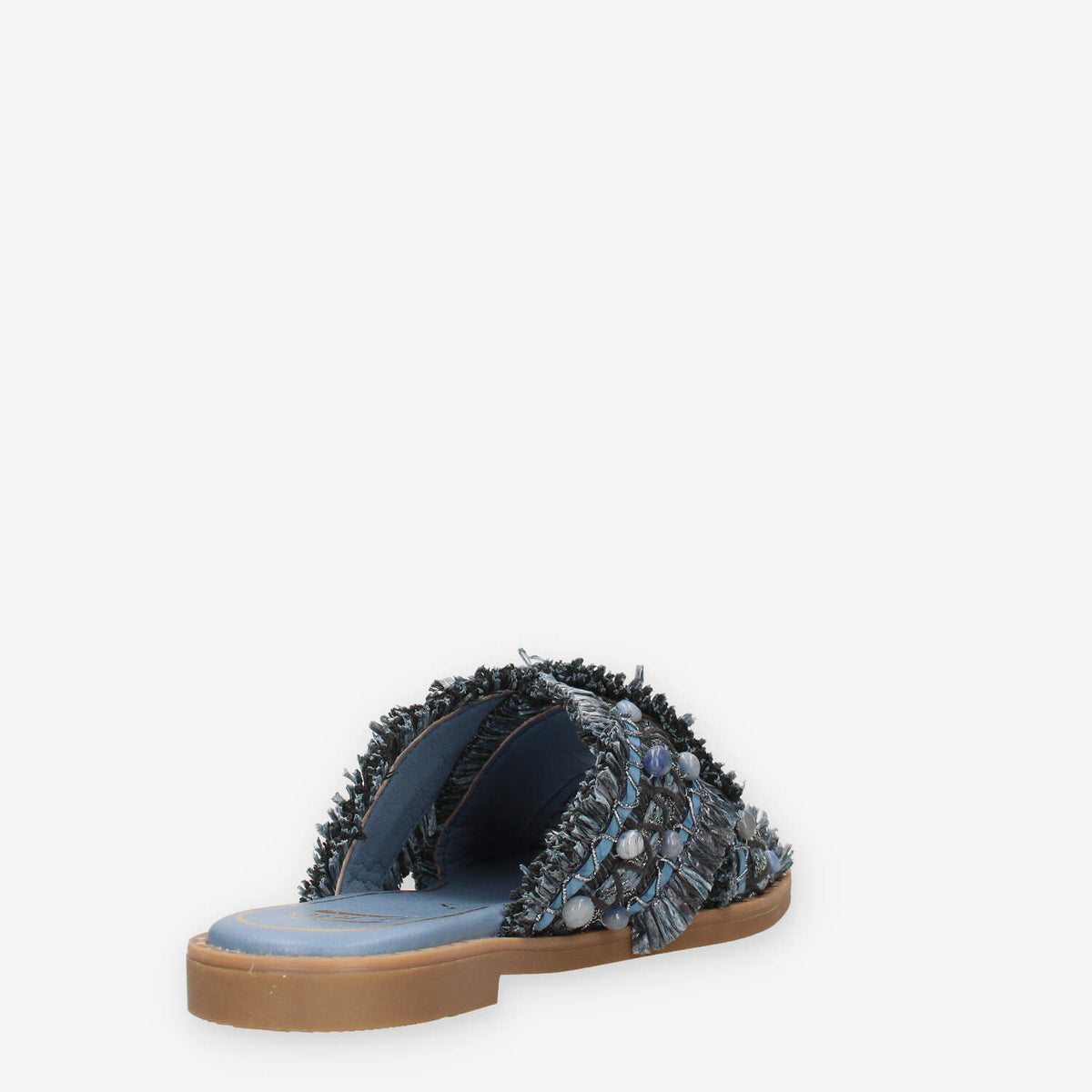 O-Joo OL61510A-44 MILEY CROSS Sandali scalzati azzurri da donna