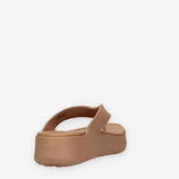 Crocs CR.209410-MICH Getaway Platform Flip Infradito marroni da donna