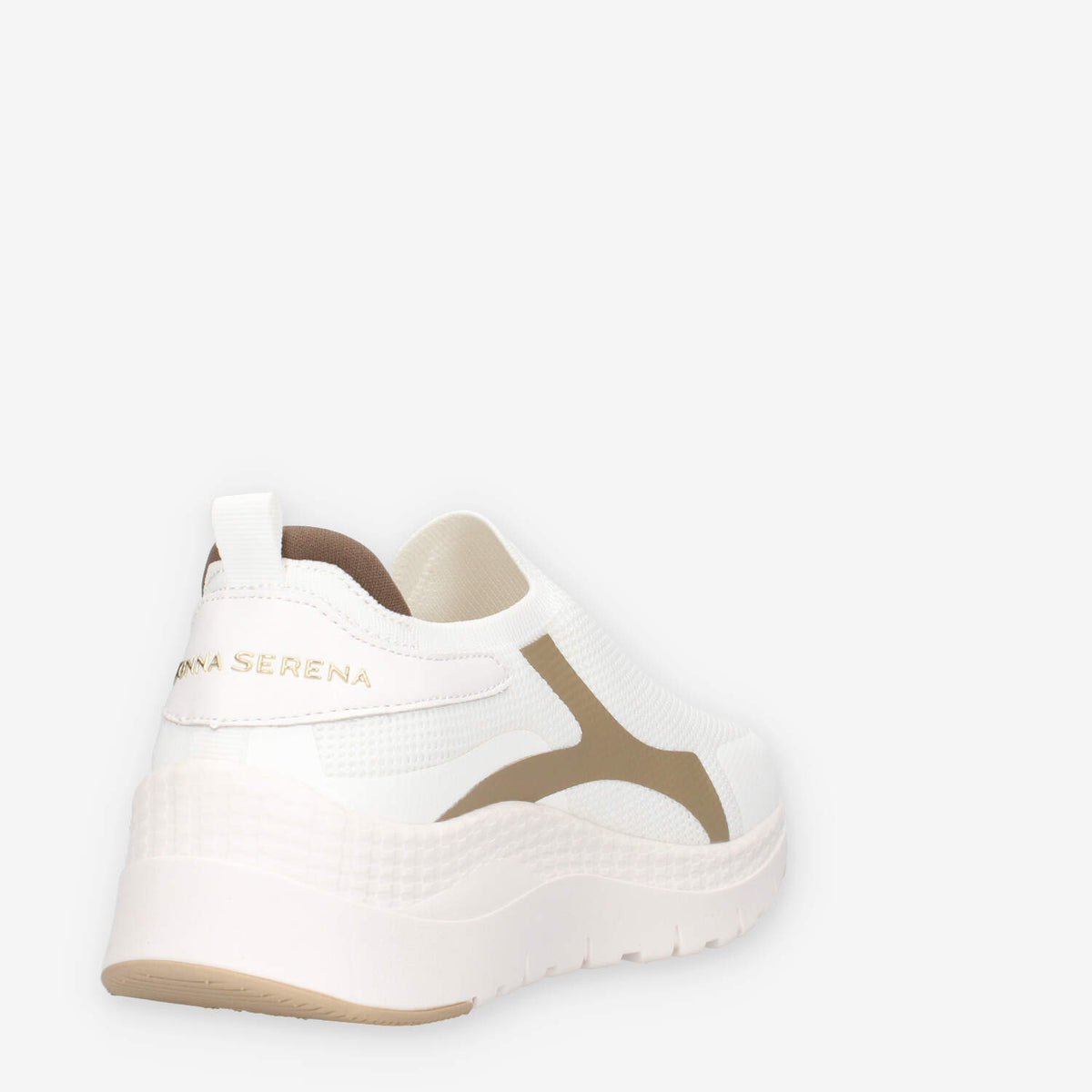 Donna Serena 145672DM-BIANCO-PLAT Slip on bianche da donna