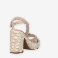 Nero Giardini E616070D-451 Sandali taupe da donna