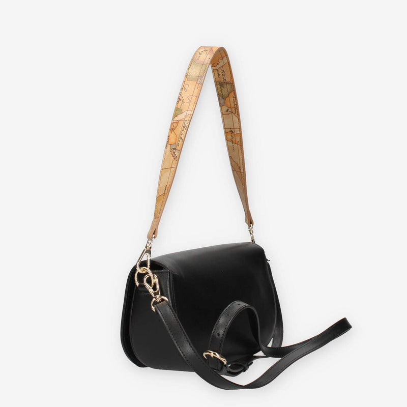 Alviero Martini Prima Classe LLD59-S620-0001 Borsa a tracolla nera e Geo Classic
