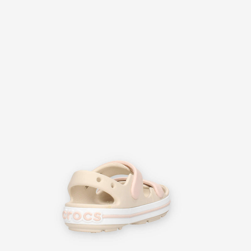 Crocs CR.209424-0LH Crocband cruiser Sandali beige e rosa da bimba