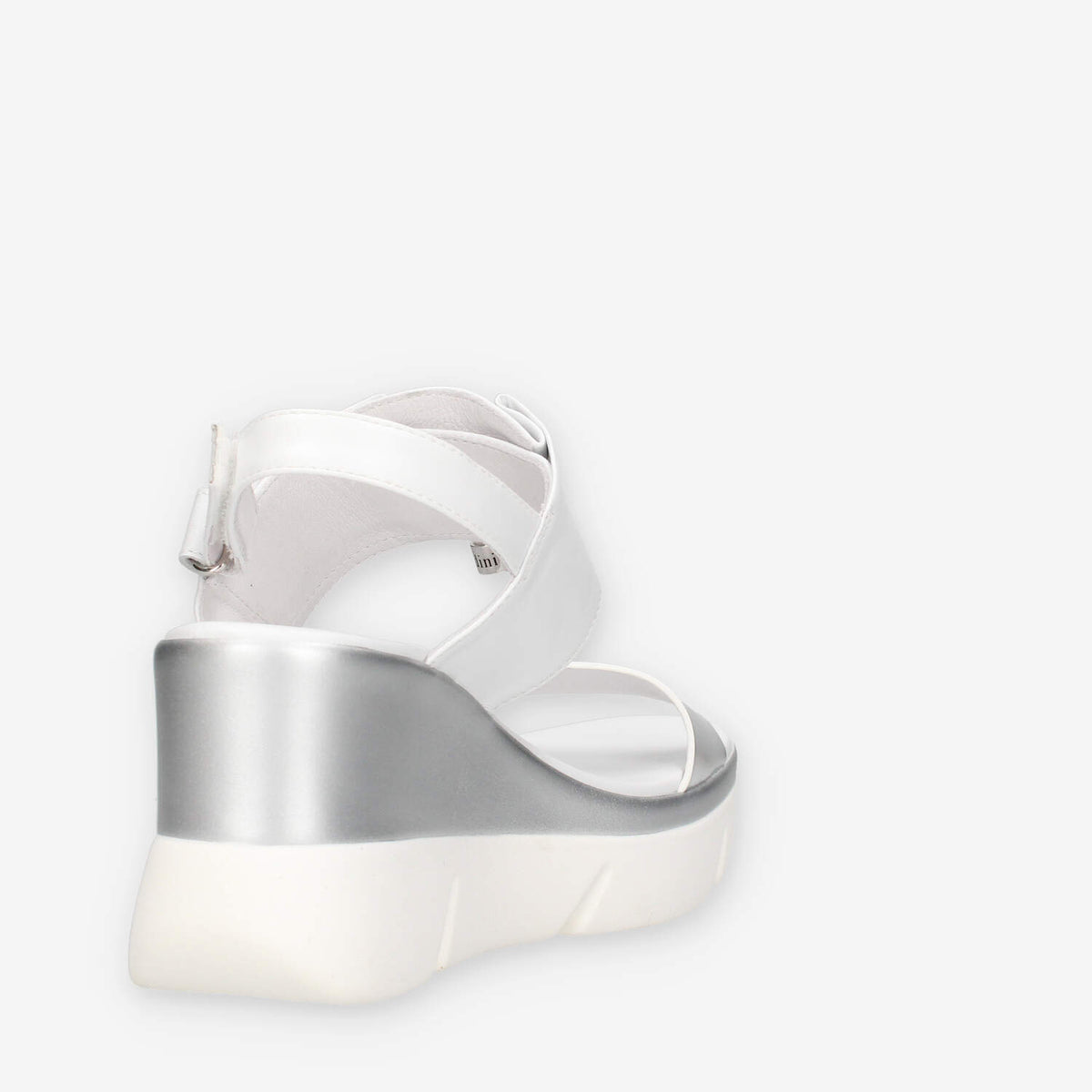 Nero Giardini E616061D-700 Sandali argento e bianchi da donna