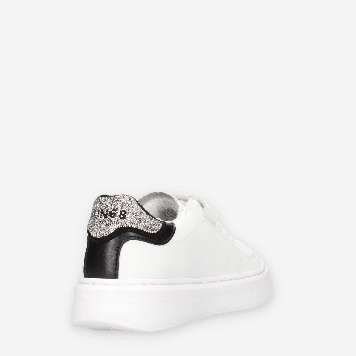 Sun 68 Z45429K-0144BIANCO/ARGENTO GIRL'S GRACE LEATHER (KID)