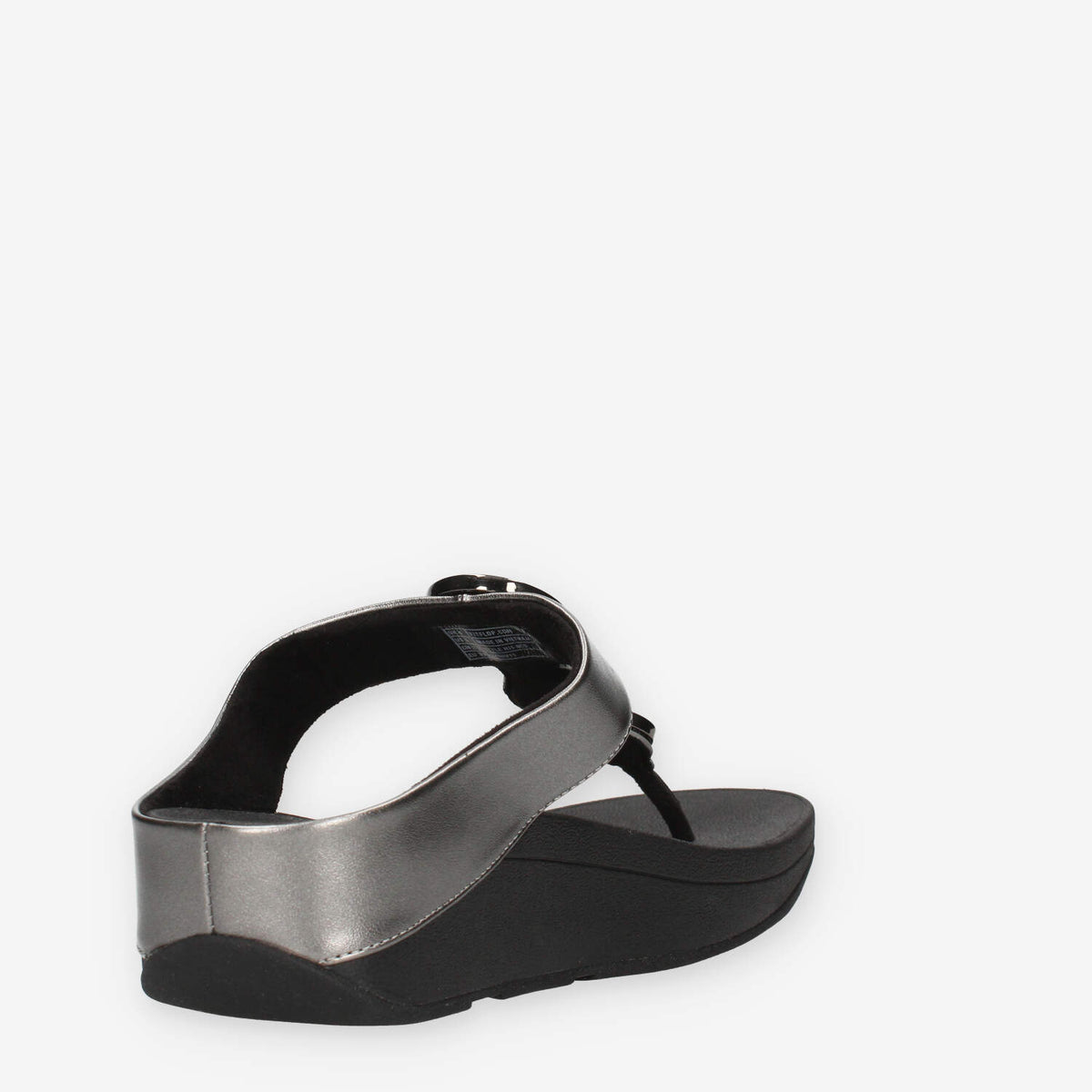 Fit Flop HJ1-B06 Halo Infradito grigi e neri con cristalli applicati