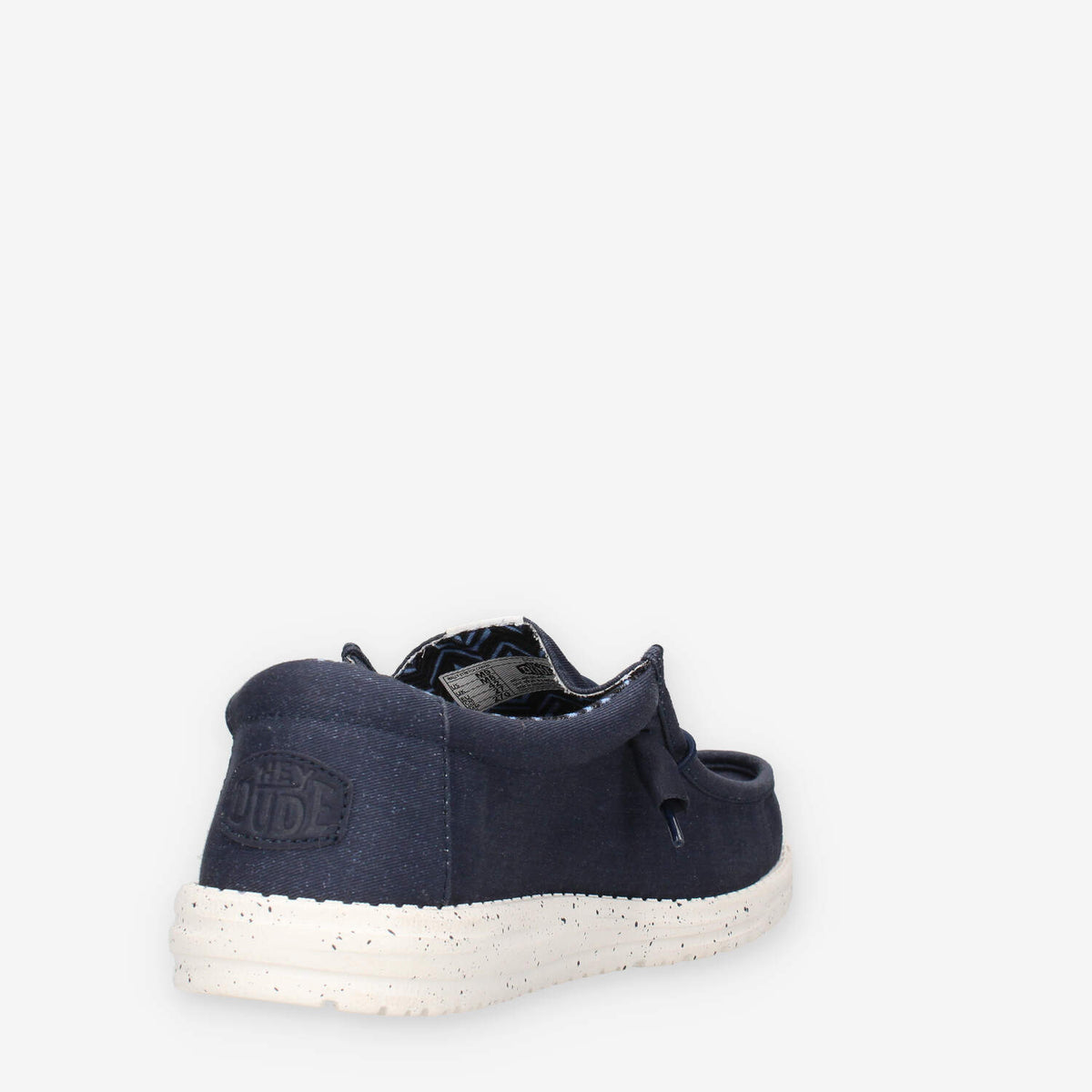 Hey Dude HD.40700-410 Wally Stretch Canvas Slip on blu da uomo