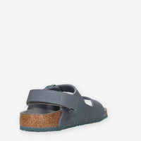 Birkenstock 1031647 Milano AS Sandali bassi grigi (calzata stretta)