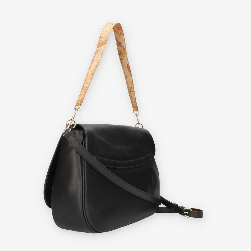 Alviero Martini Prima Classe LLD54-M631-0001 Borsa a tracolla nera e Geo Classic