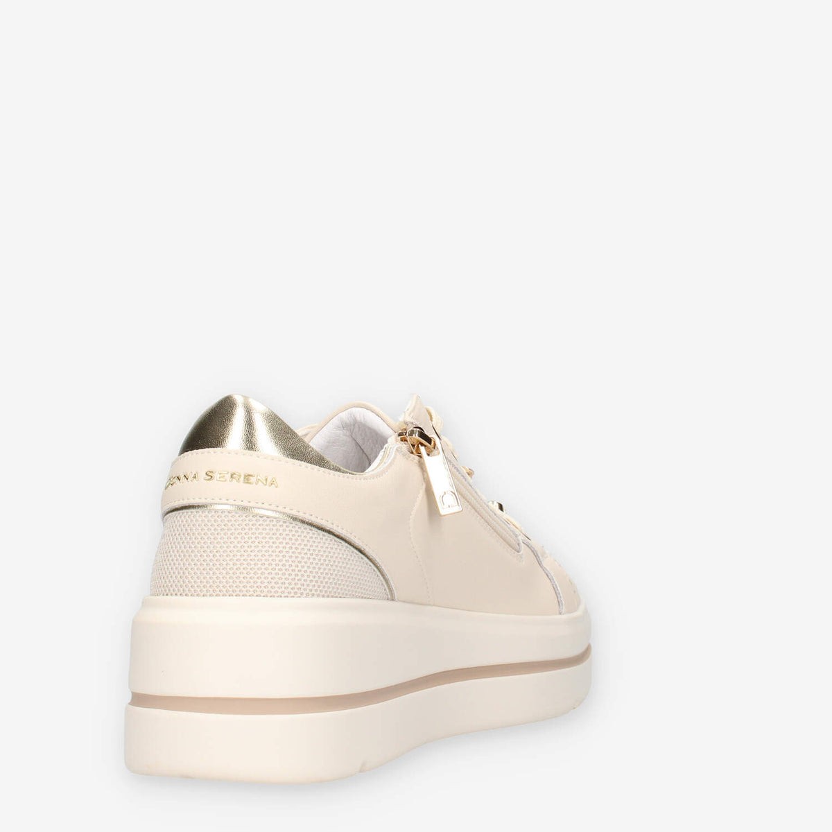 Donna Serena 185722DM-BEIGE-PLAT Sneakers beige e platino da donna
