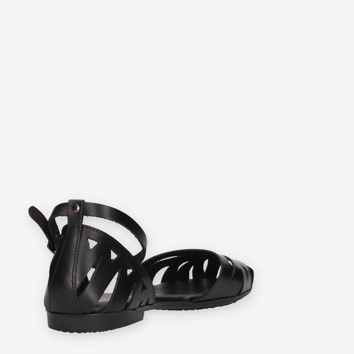 Porronet 3200-NEGRO Sandali bassi neri da donna