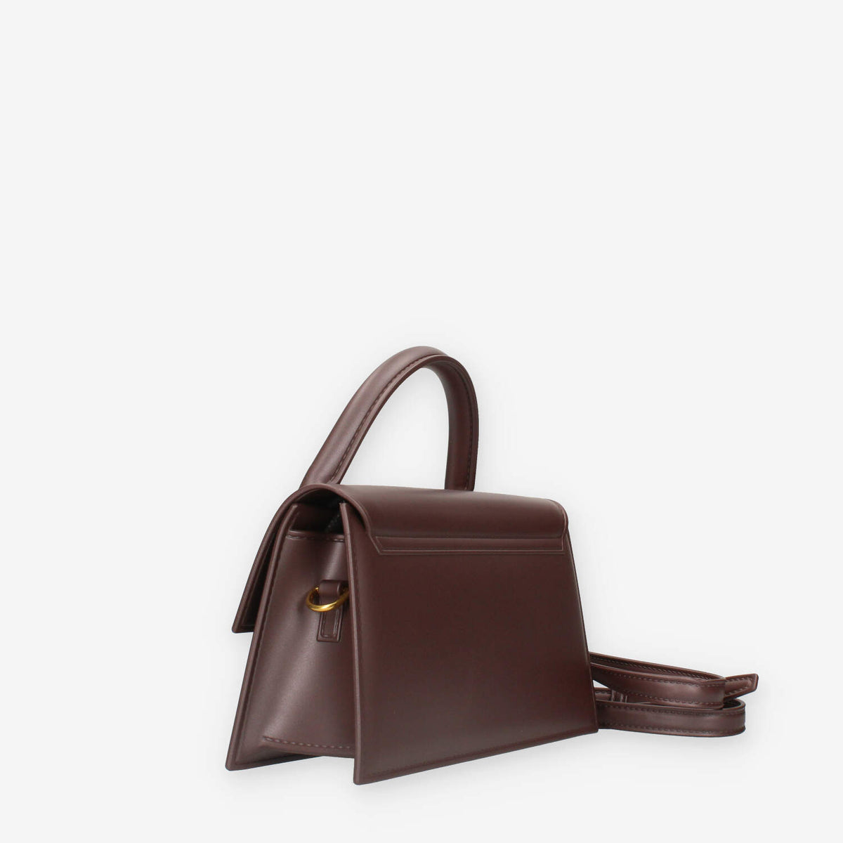 Marc Ellis FLAT ARROW_24-CHOCOLATE / LIGHT OTTONE Borsa a tracolla cioccolata e ottone