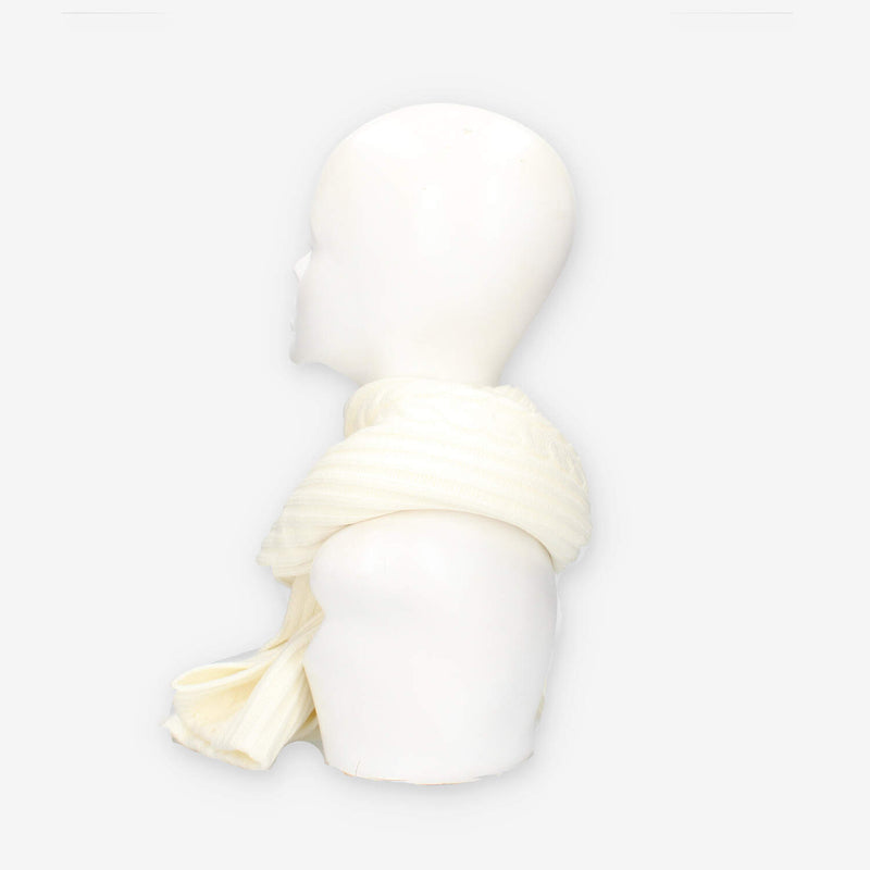 Guess AW5383-POL03-WHI KNITTED SCARF