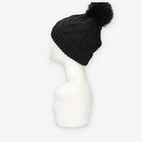 Alviero Martini Prima Classe LMC060-2860-0001 Cappello nero da donna con pon pon