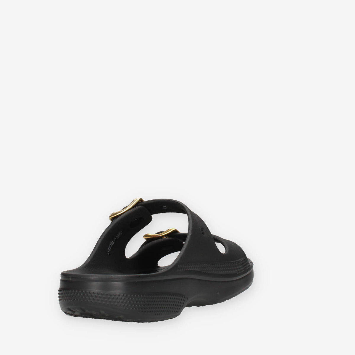 Crocs CR.213316-BLK Saturday Metallic Buckle Sndl W