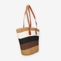 Vivienne D VBB286.MULTI Borsa a spalla in paglia multicolore