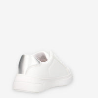 Calvin Klein V3X9-83166-1592X025 Sneaker bassa allacciata bianco/argento