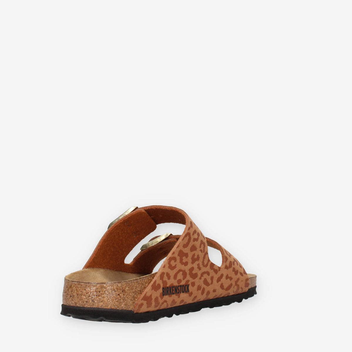 Birkenstock 1031926 Arizona BS Sandali scalzati bassi marroni leopardati (calzata stretta)