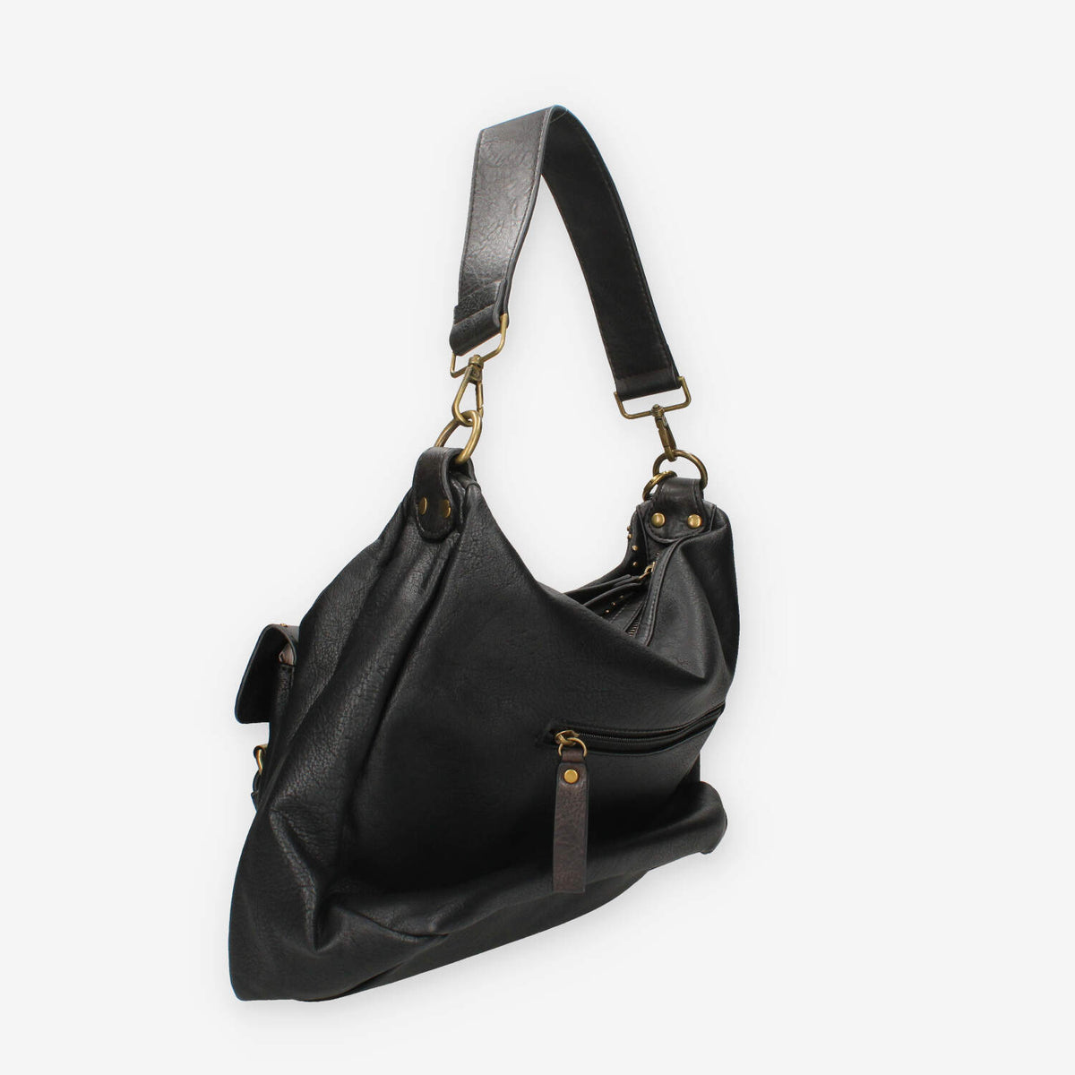 Refresh 183341-NEGRO BOLSO Borsa a spalla nero da donna