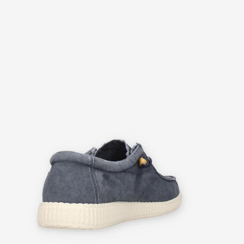 Walk in Pitas WP150-WALLABI-WASHED-15PER Slip on blu da uomo