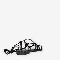 Marina Torres J41243-59-BLACK Sandali infradito neri alla schiava