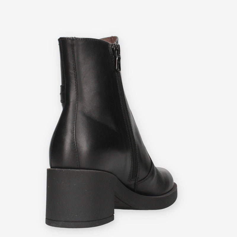 Nero Giardini I513873D-100 Stivaletti neri con tacco